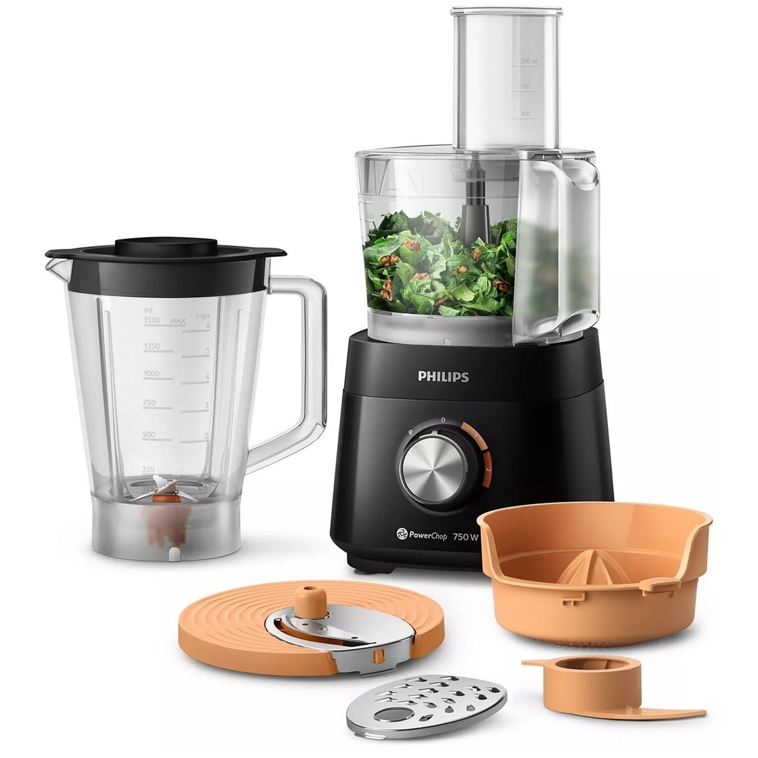 Procesador De Alimentos Philips Hr7302/90 750w Con Licuadora image number 0.0
