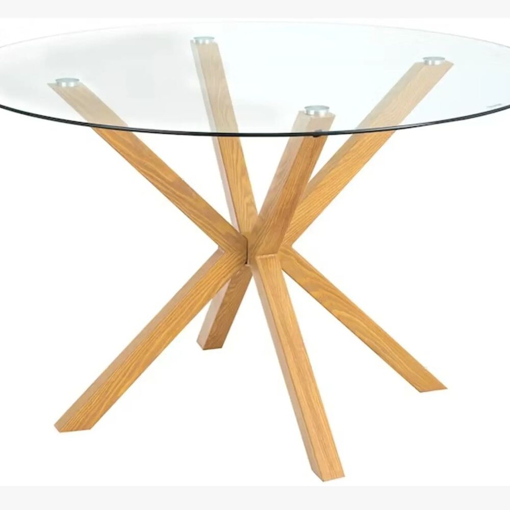 Comedor Warwick 100cm + 4 Sillas Mariposa Wood Blanco image number 3.0
