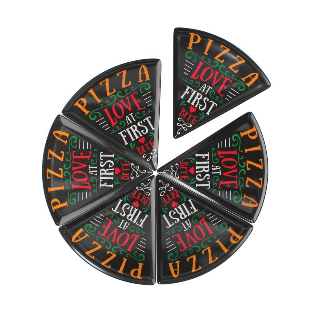 Set De Platos Casaideal Pizza / 8 Piezas image number 0.0
