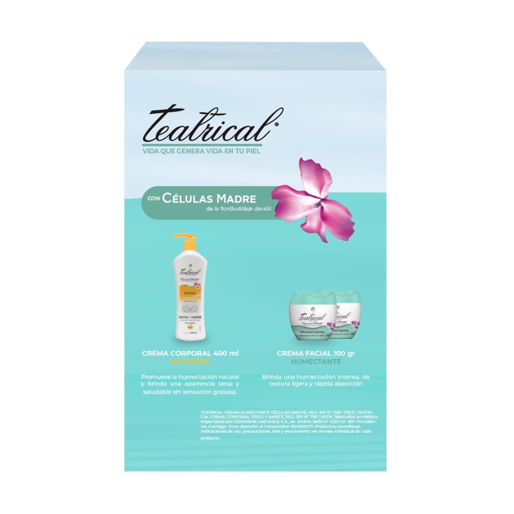 Set De Tratamiento Teatrical / Agua Micelar + Crema Humectante 100 + Crema Antiarrugas 100 image number 1.0