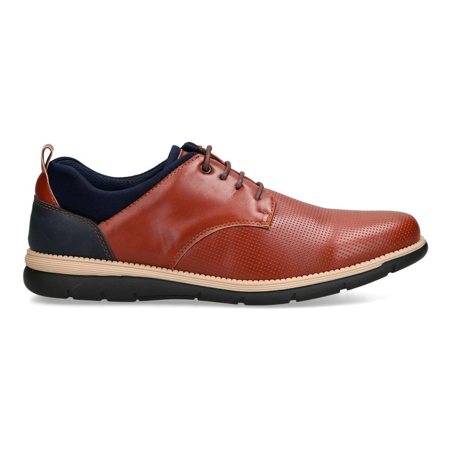 Zapato Casual Hombre Az Black Brown image number 2.0