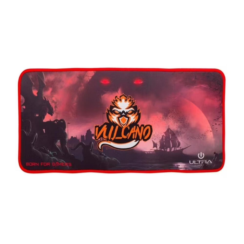 Mousepad Gamer Xl 20x40cm Rojo Vulcano image number 0.0