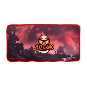 Mousepad Gamer Xl 20x40cm Rojo Vulcano