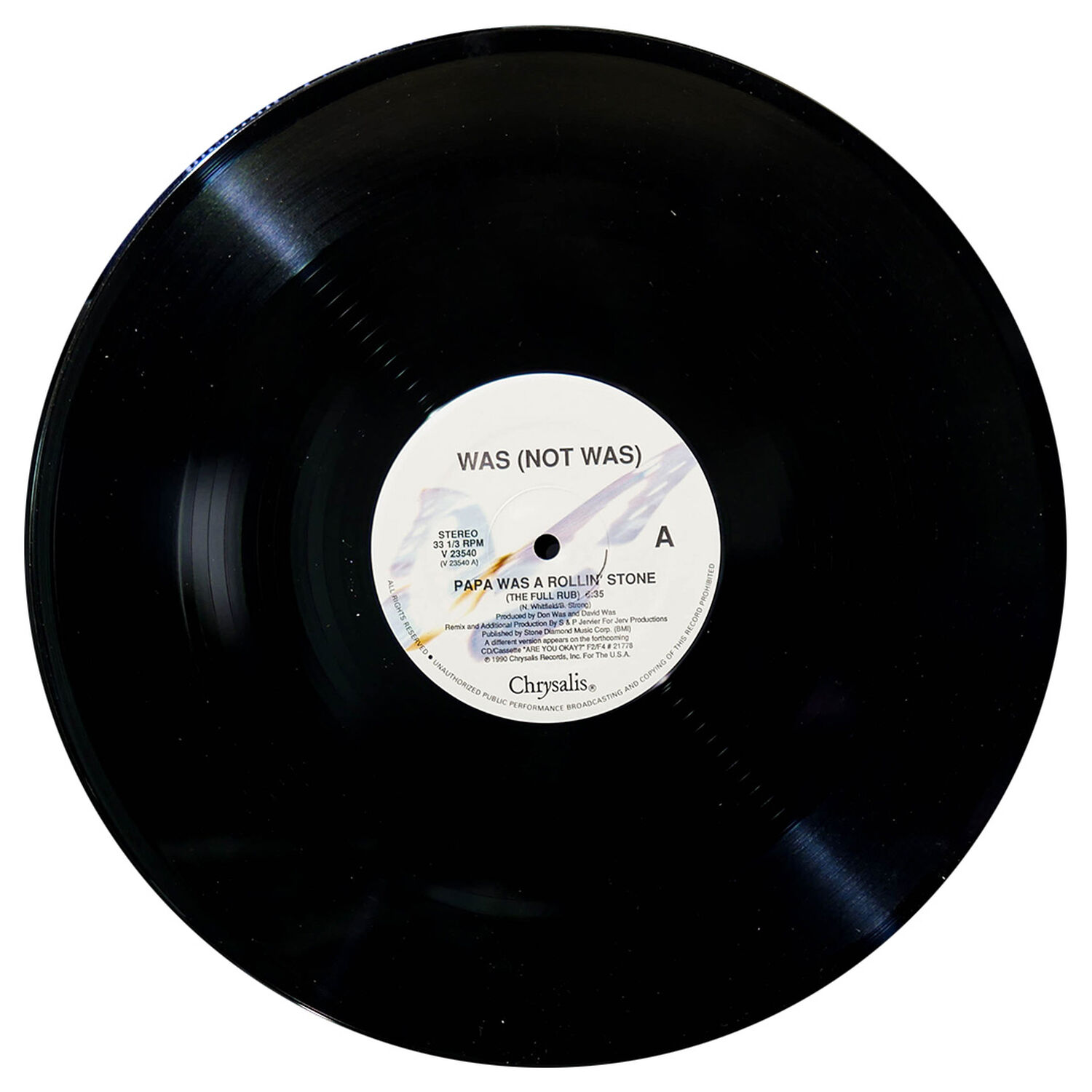 Was Not Was - Papa Was A Rollin' Stone | 12" Maxi Single Usado image number 2.0