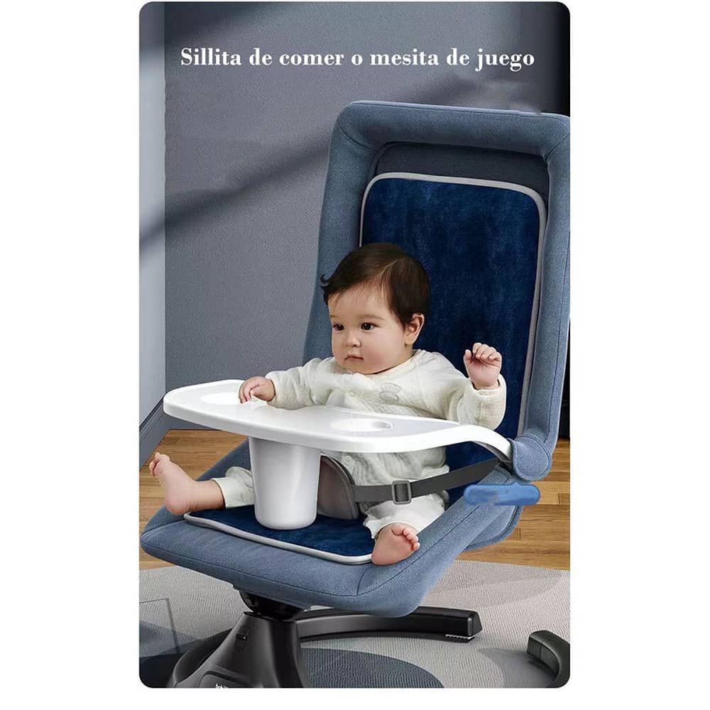 Mecedora El&eacute;ctrica Reclinable Bluetooth Lubabycas Osito image number 5.0