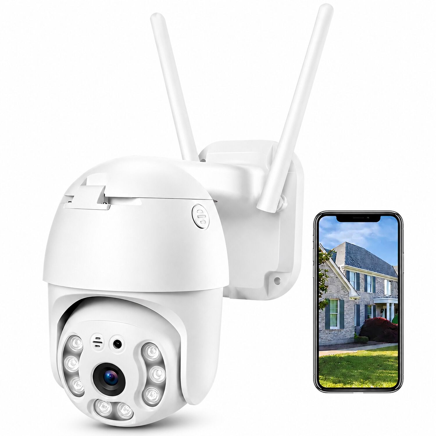 C&aacute;mara De Seguridad Rob&oacute;tica 1080p Ptz Wifi Waterproof Ip66 image number 0.0