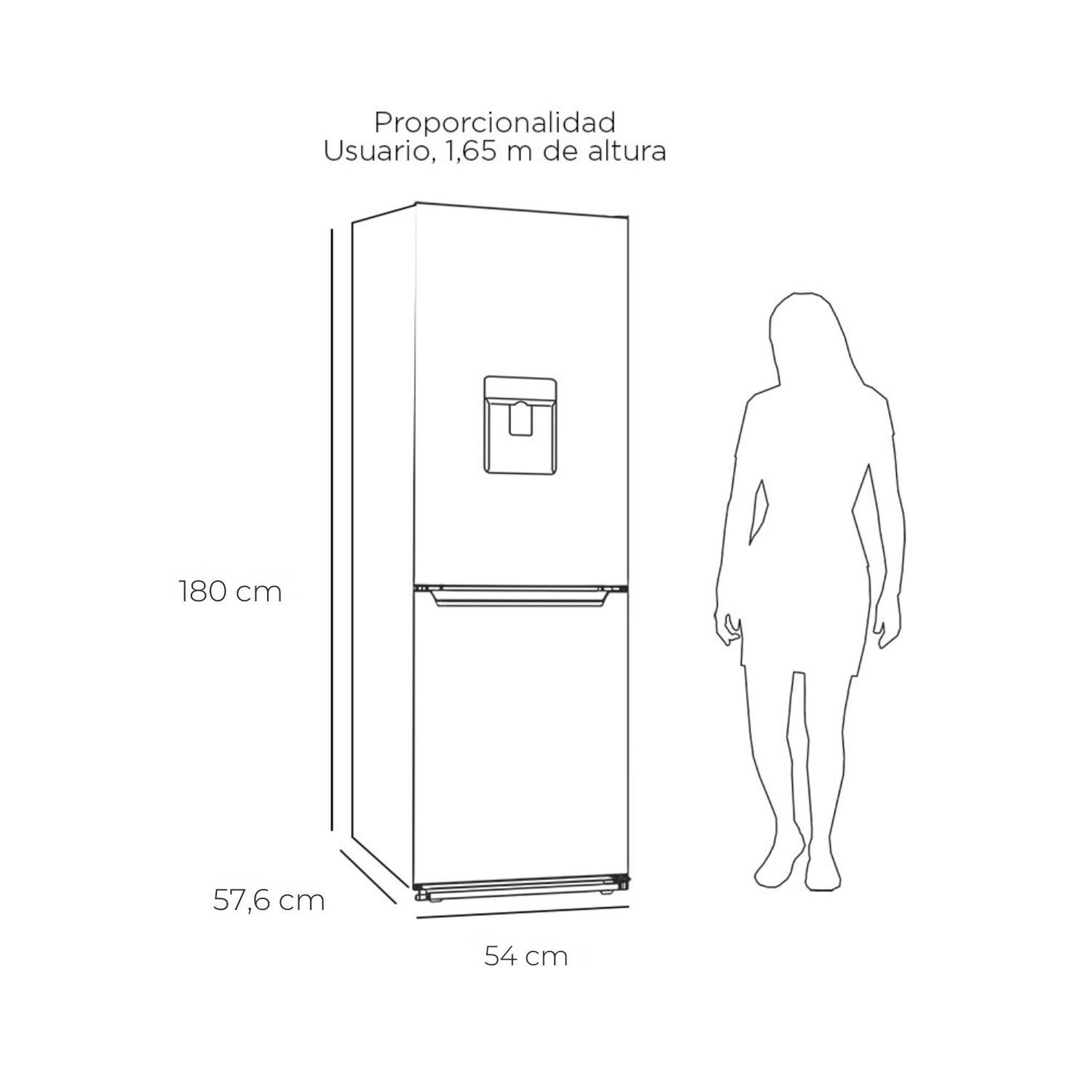 Refrigerador Bottom Freezer No Frost 250 Lts. Lrb-281nfiw image number 5.0