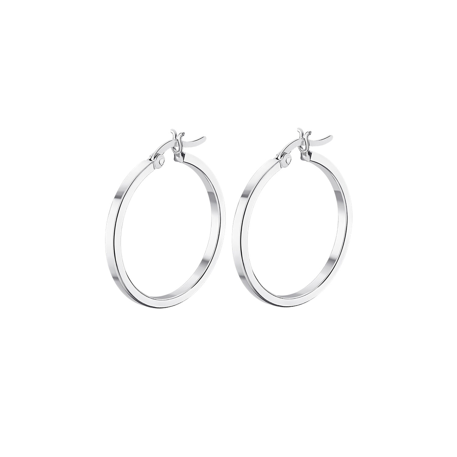 Aros Lp3277-4/2 Lotus Silver Mujer Hoops image number 0.0