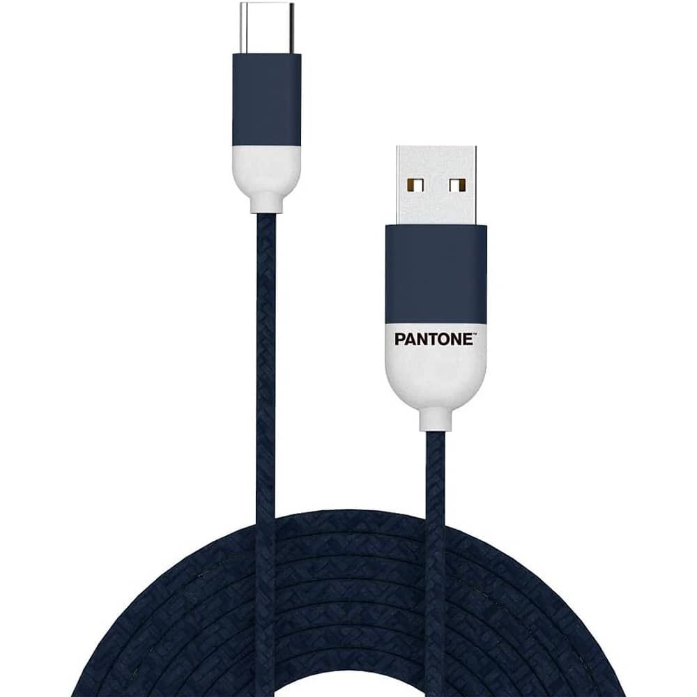 Cable De Datos Type-c Reforzado 1m Pantone Android Auto Blue image number 1.0
