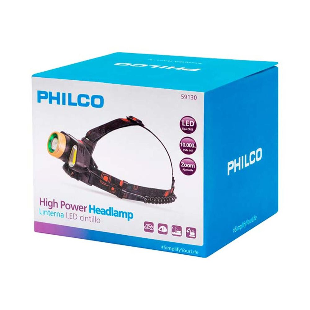 Linterna Led 1000 Lumenes De Cabeza Tipo Cintillo 3 Modos De Luz 59130 image number 2.0