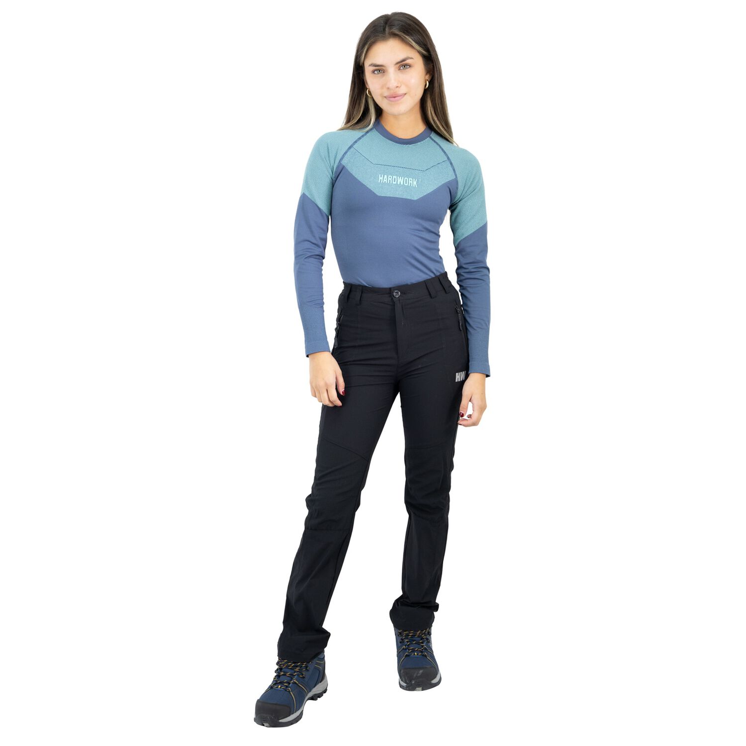 Camiseta Primera Capa Hw Ecopper Mujer Blue image number 4.0