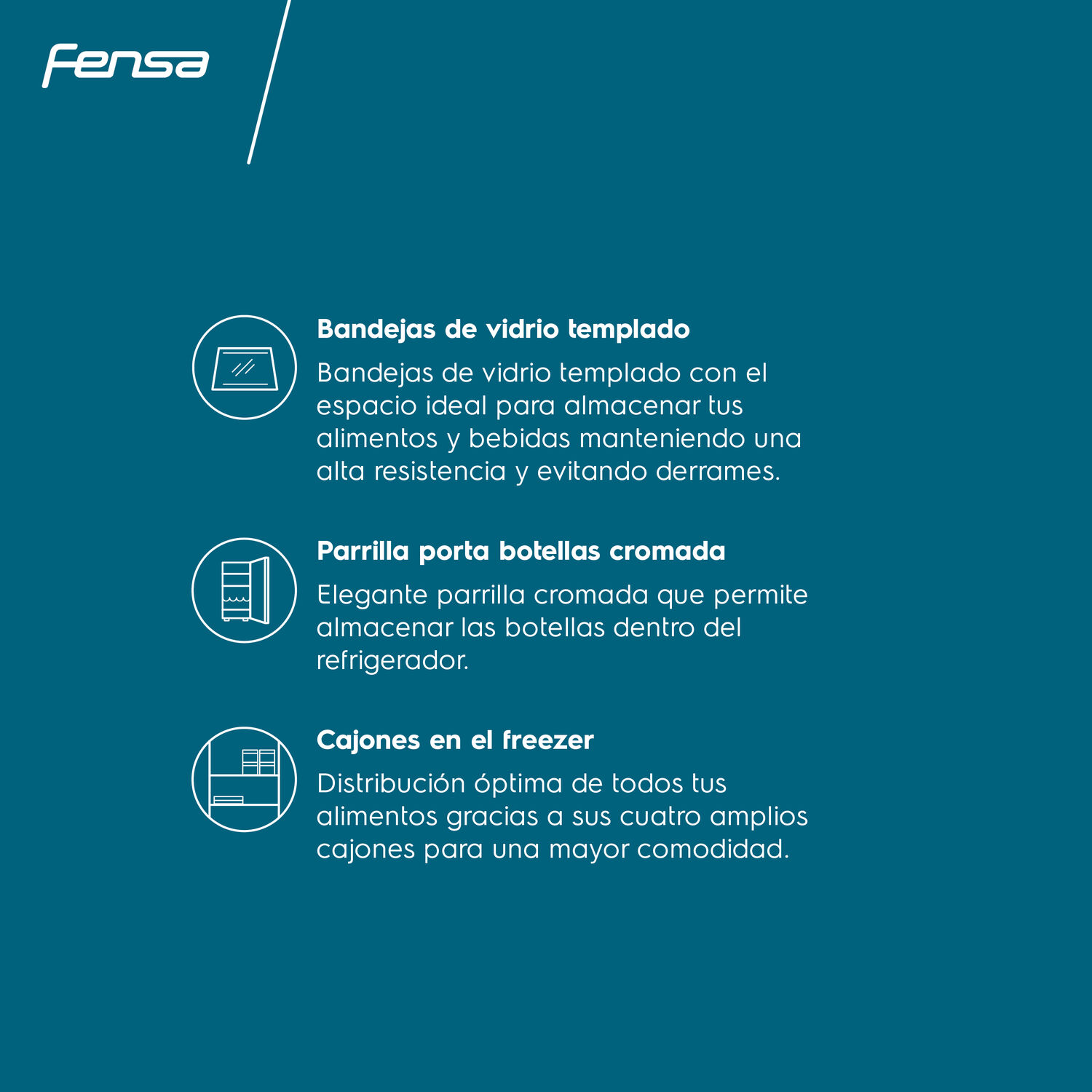 Refrigerador Bottom Freezer Fensa Progress 3100 Plus / Fr&iacute;o Directo / 244 Litros / A image number 7.0
