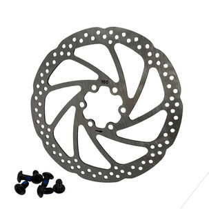 Disco De Freno Bicicleta 160mm 6 Hoyos Cromado