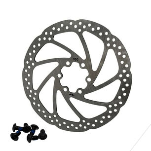 Disco De Freno Bicicleta 160mm 6 Hoyos Cromado