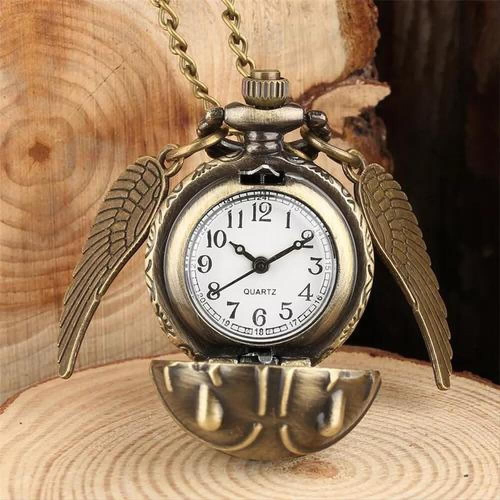 Reloj De Bolsillo Harry Potter Snitch Bronce image number 1.0