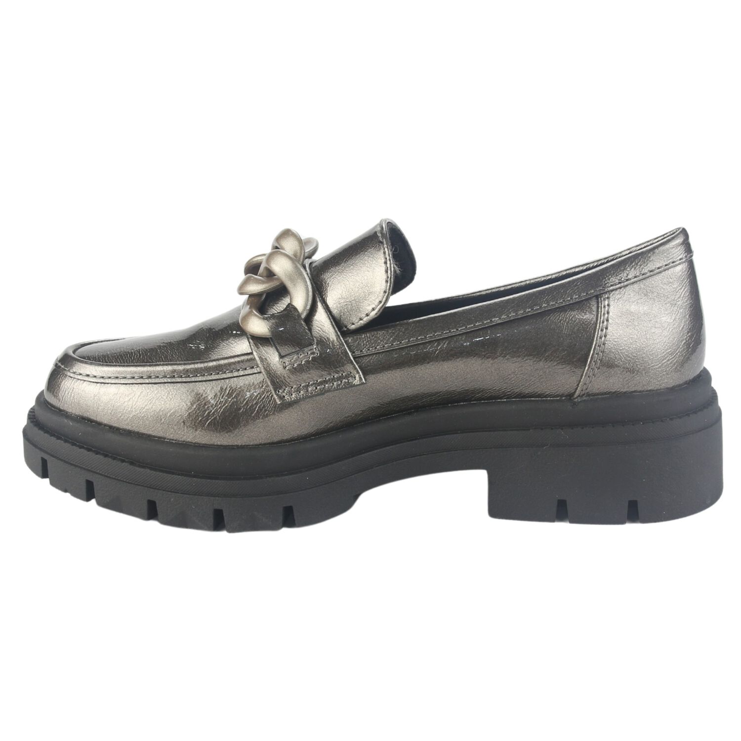 Mocasin Chalada Mujer Selina-5 Plateado Casual image number 7.0