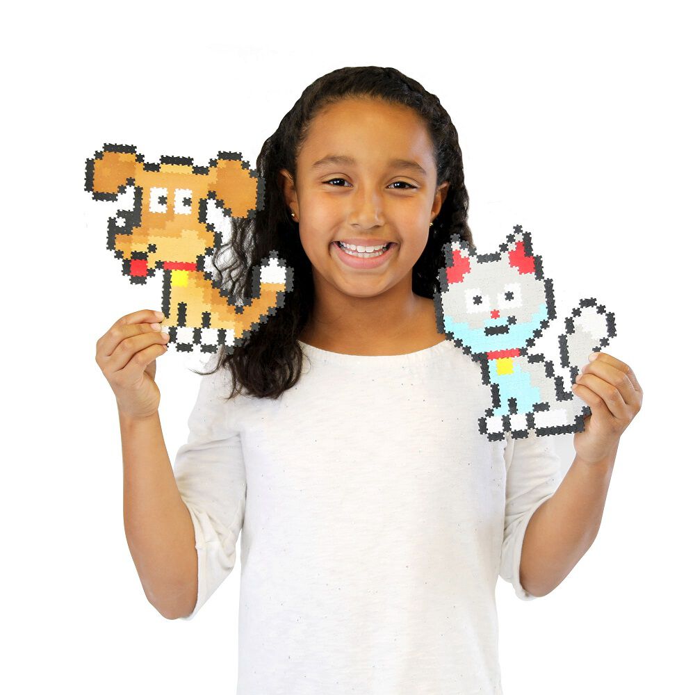 Jixelz Puzzle De Pixeles 700 Pc Set, Mascotas Fatbrain Toys image number 0.0