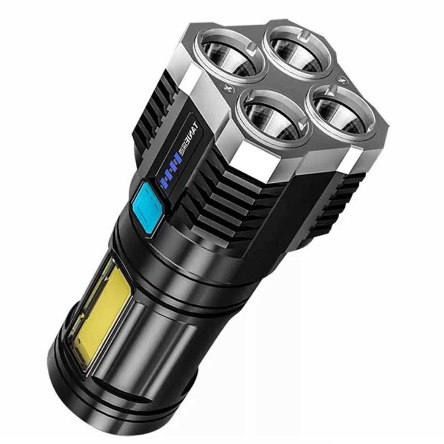 Linterna Led Usb Recargable Alto Alcance 330 Mts 4 Focos image number 1.0