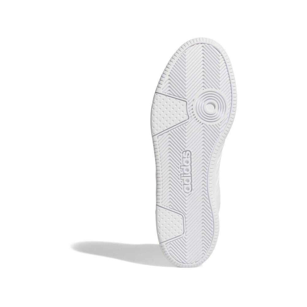 Zapatilla Basketball Hombre Adidas Hoops Mid Classic Blanco image number 14.0