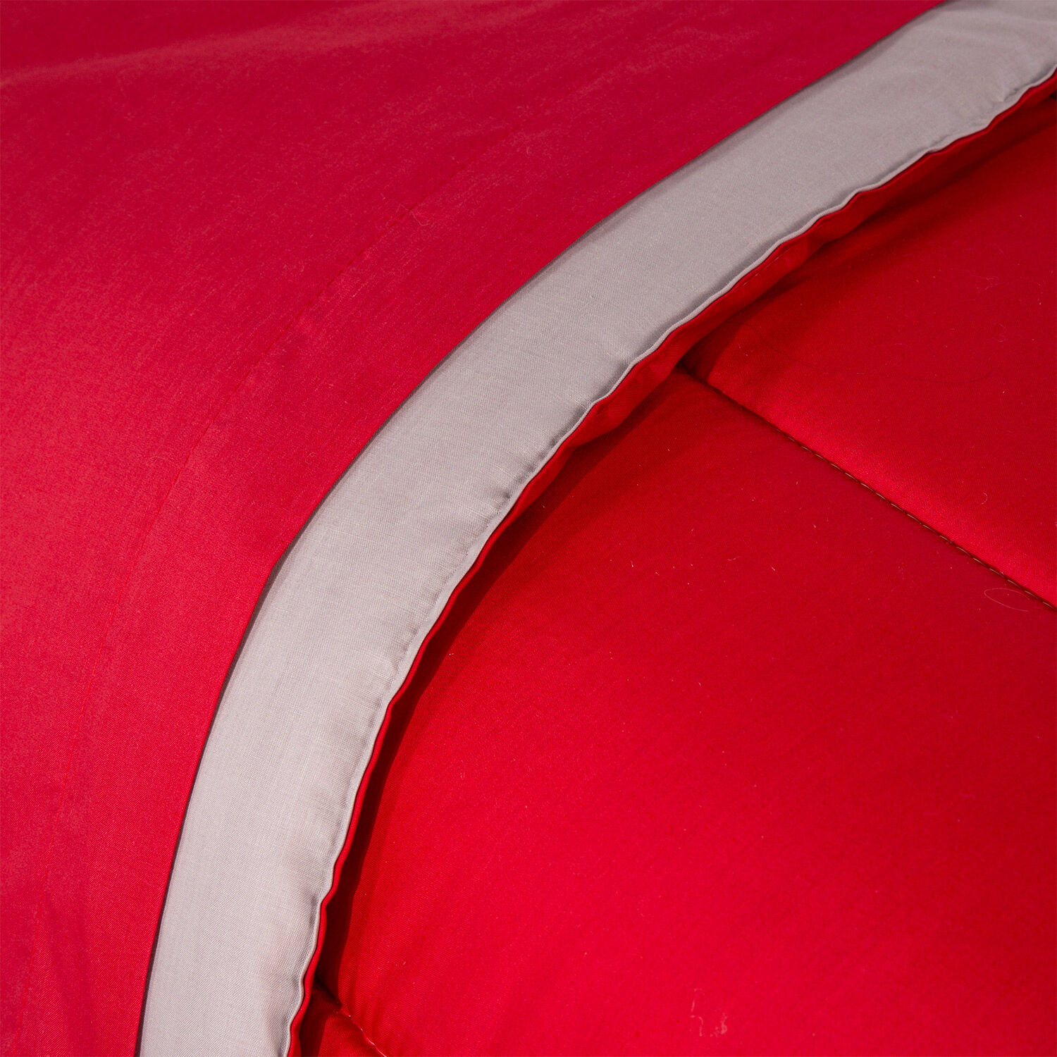 Plumon Bicolor Rojo Gris Arthome 1.5 Plaza image number 2.0