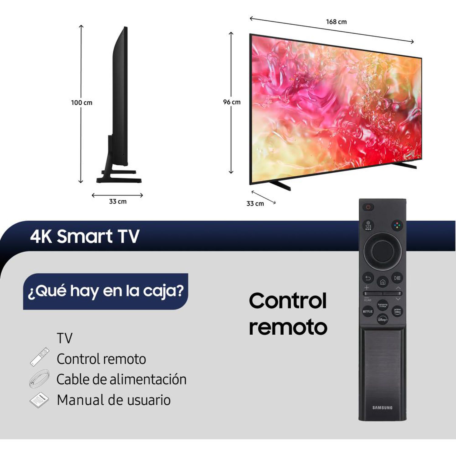 Led 75" Samsung DU7000 / Ultra HD 4K / Smart TV 2024 image number 2.0