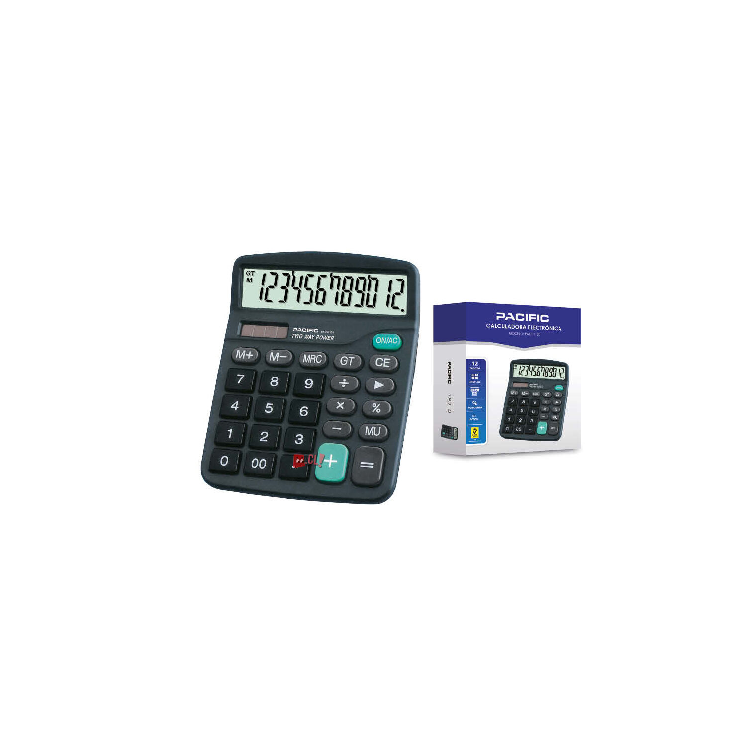 Calculadora Electr&oacute;nica 12 D&iacute;gitos - Ps image number 1.0