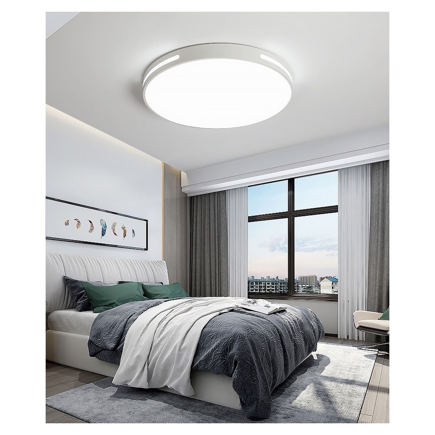 L&aacute;mpara De Techo Led 30cm 18w By Lubabycas image number 7.0