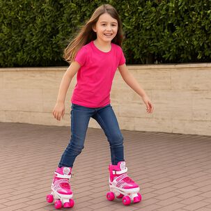 Patines Art&iacute;sticos Infantiles Ajustables 4 Ruedas