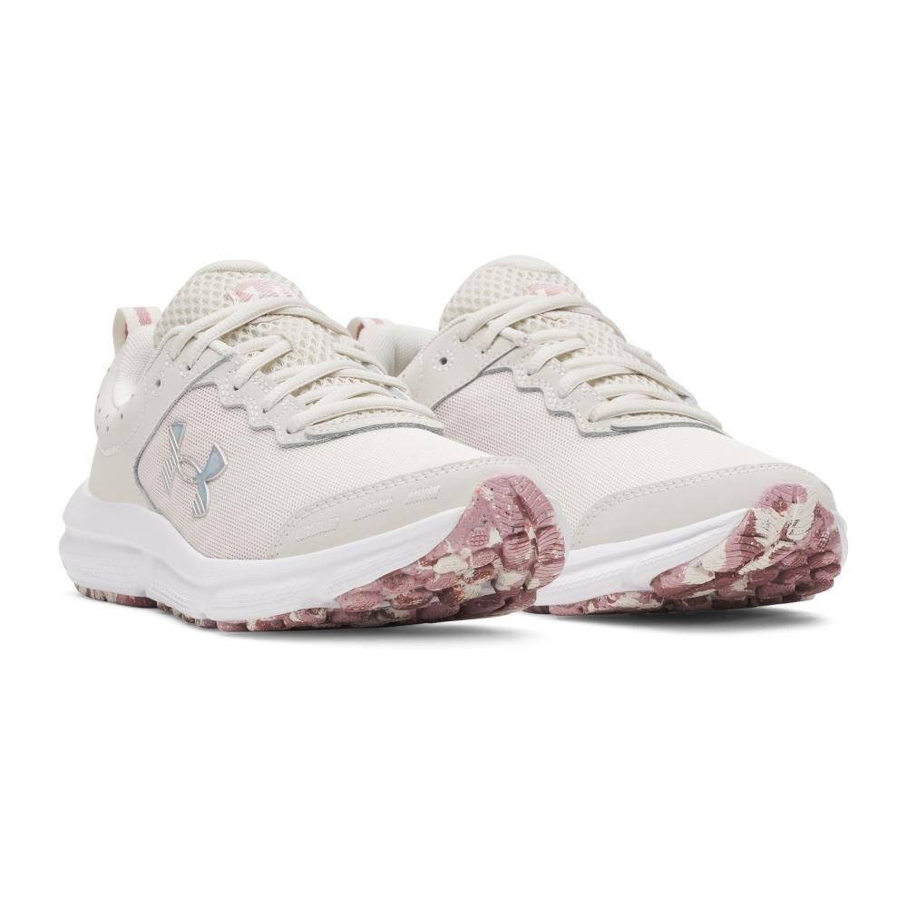 Zapatilla Running Mujer Under Armour W Charged Assert 10 White image number 4.0