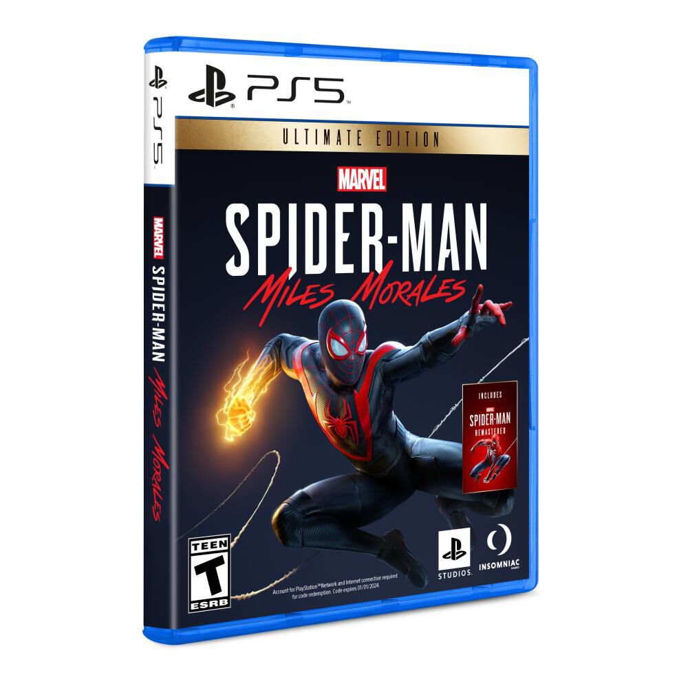 Juego PS5 Spider-man Miles Morales Ultimate Edition