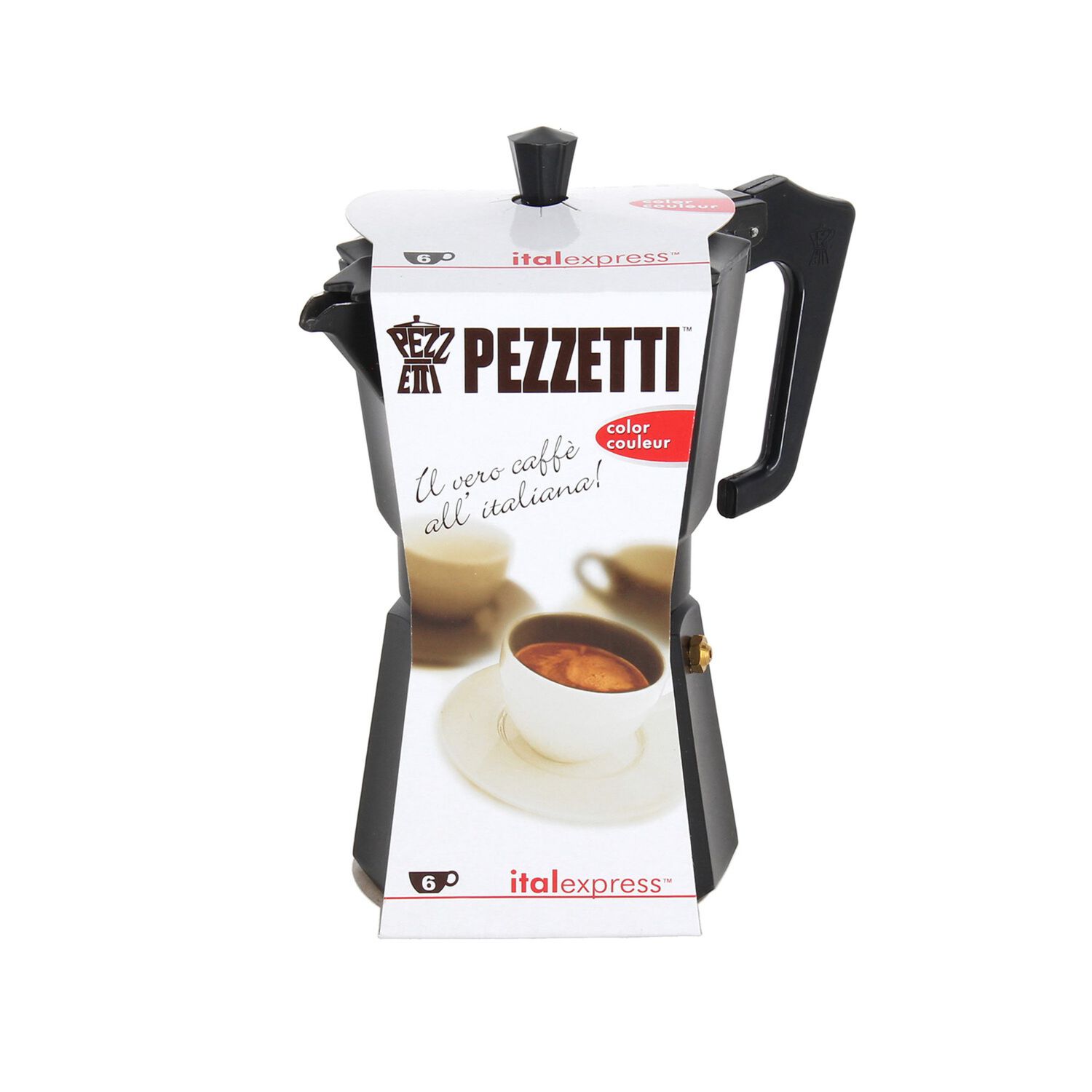 Cafetera Italexpress 6 Tazas Negra image number 1.0