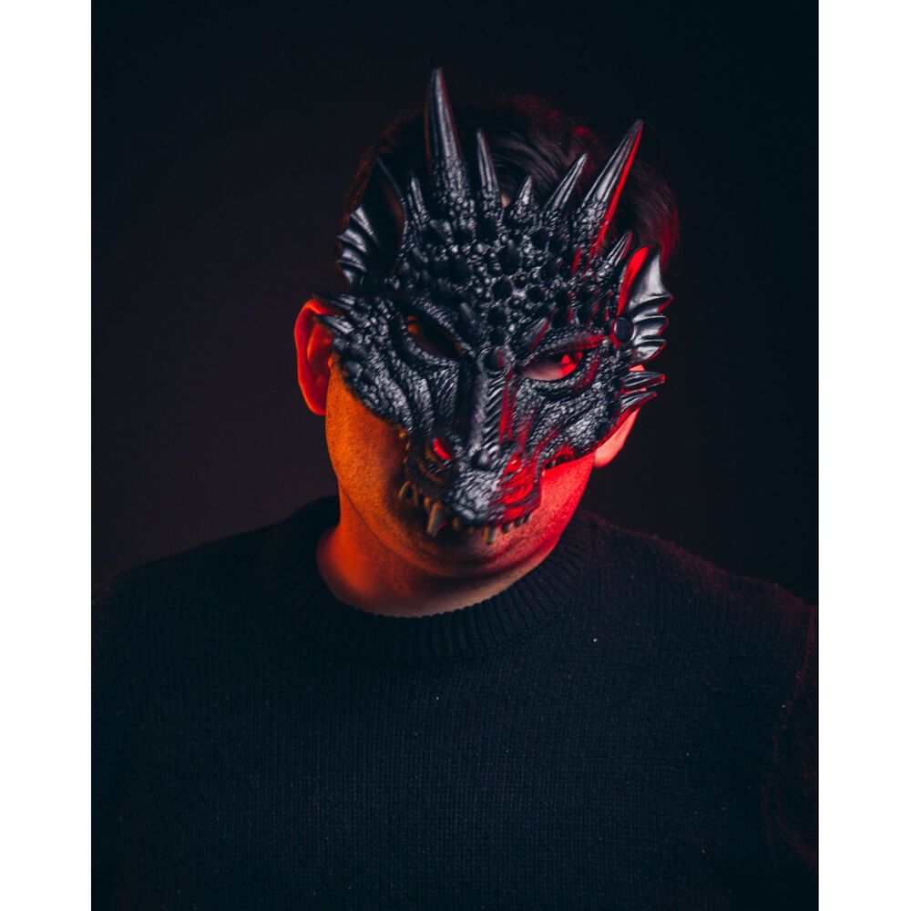 M&aacute;scara De Drag&oacute;n 3d Suave C&oacute;moda Cosplay Halloween Fiesta image number 7.0