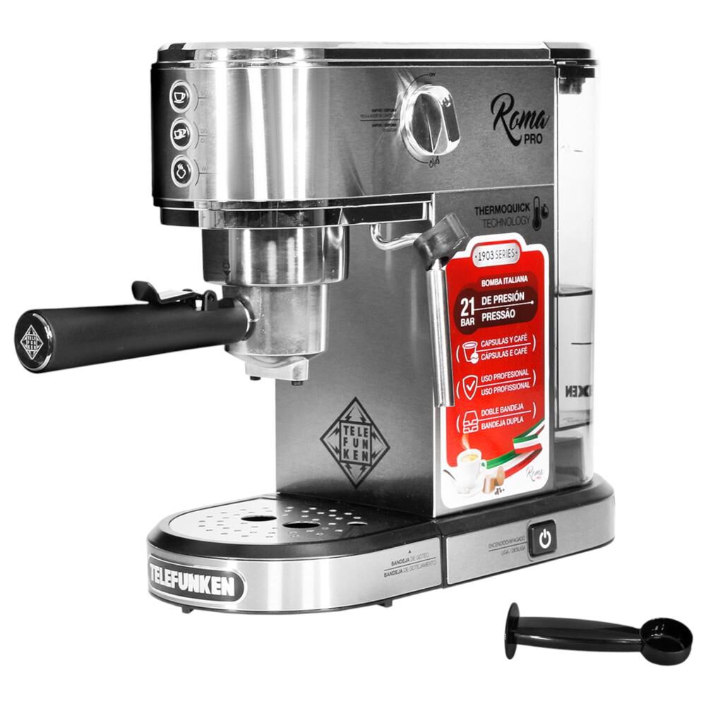 Cafetera Profesional Express Termo Quick Roma Pro 21 Bar 1lt image number 2.0