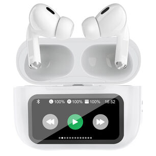 Aud&iacute;fonos Bluetooth Con Pantalla Touch Blanco - Ps