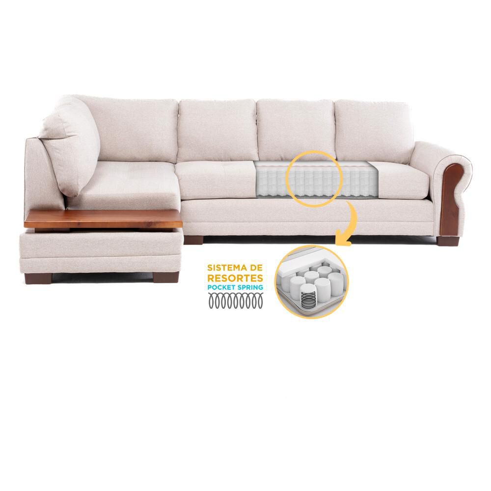 Sofá Seccional Living Factory Michigan Izquierdo / 5 Cuerpos image number 3.0