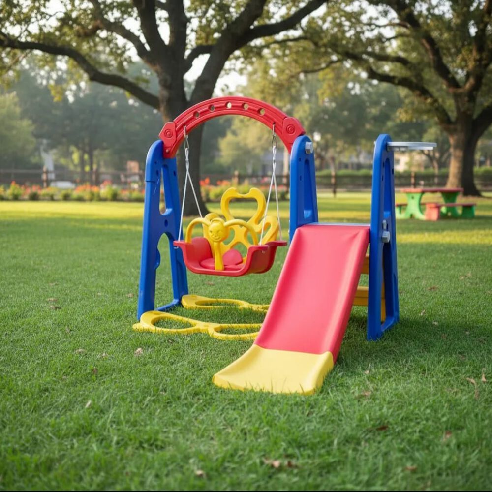 Columpio, Resbalin + Aro De Basquet Multicolor Musical image number 3.0