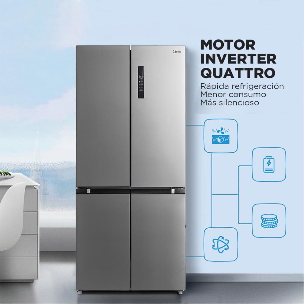 Refrigerador Side By Side Midea MRTT-4790S312FW / No Frost / 468 Litros / A+ image number 4.0