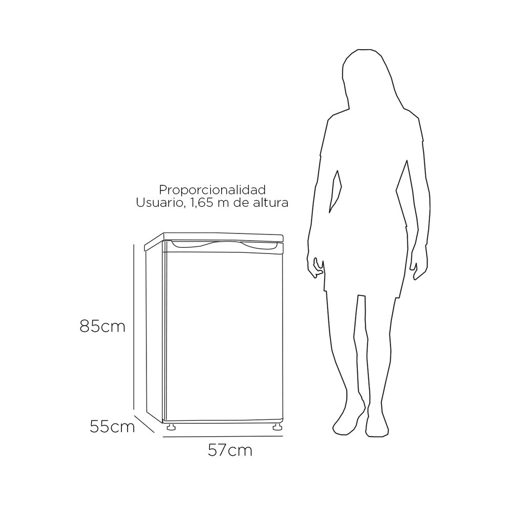 Freezer Vertical Frio Directo 80 Lts Lfv-100i Inox image number 3.0