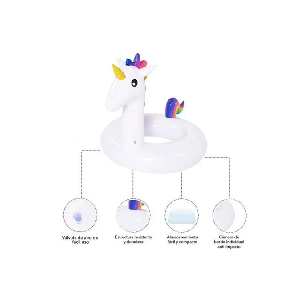 Flotador Inflable Unicornio Sunclub image number 2.0