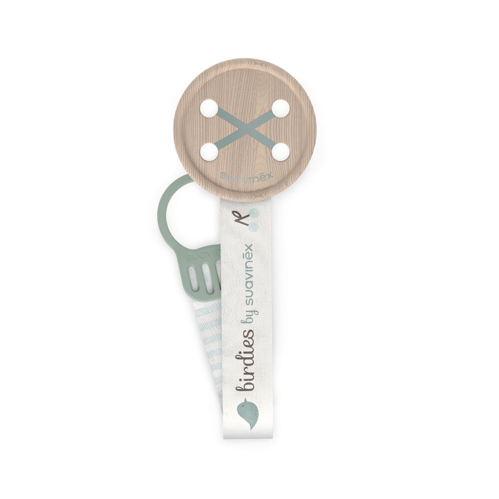 Broche Cinta Button Birdies Verde image number 0.0