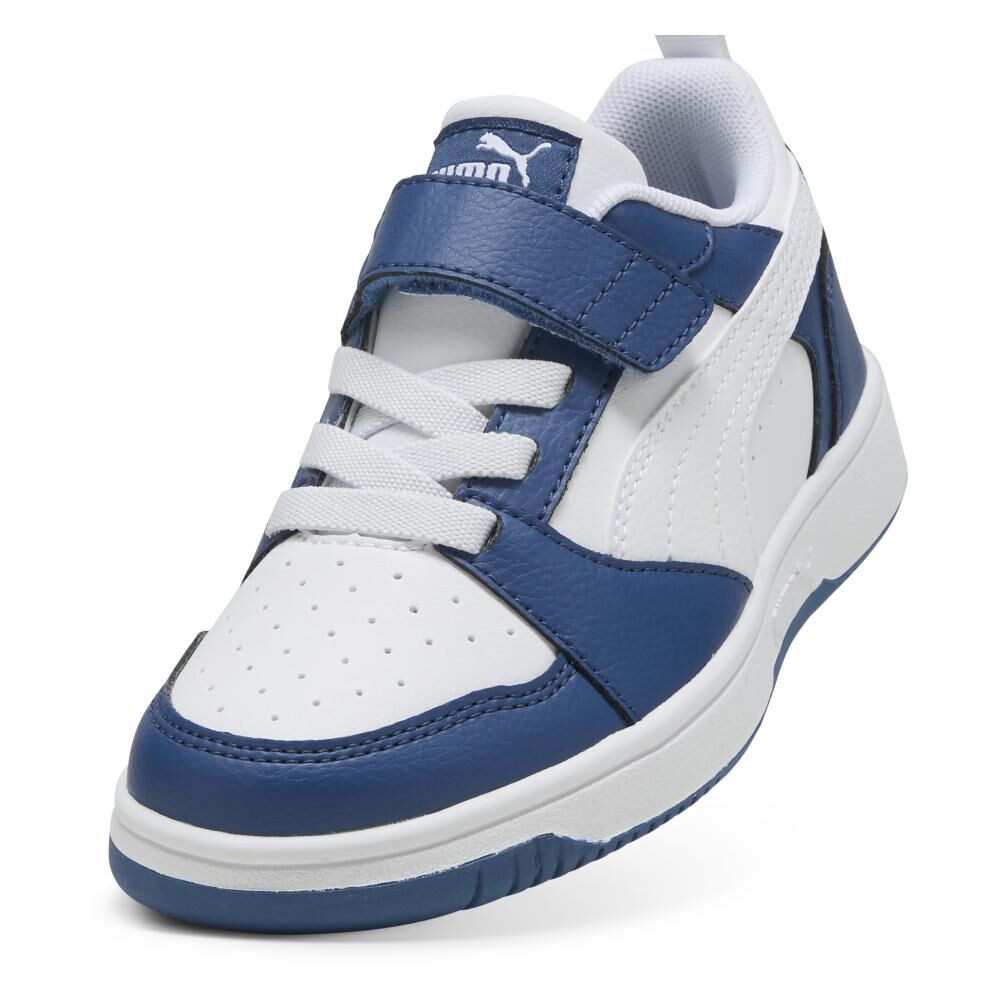 Zapatilla Urbana Niño Puma Rebound Azul image number 3.0