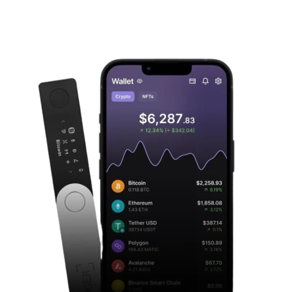Billetera Fría Ledger Nano X - Billetera Btc Eth Xrp Bnb image number 3.0