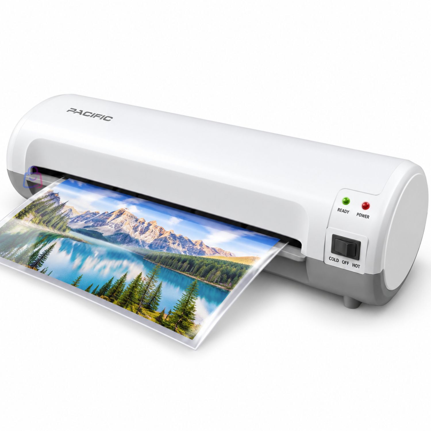 Laminadora Plastificadora A4 Incluye 6 Accesorios Blanco - Ps image number 2.0