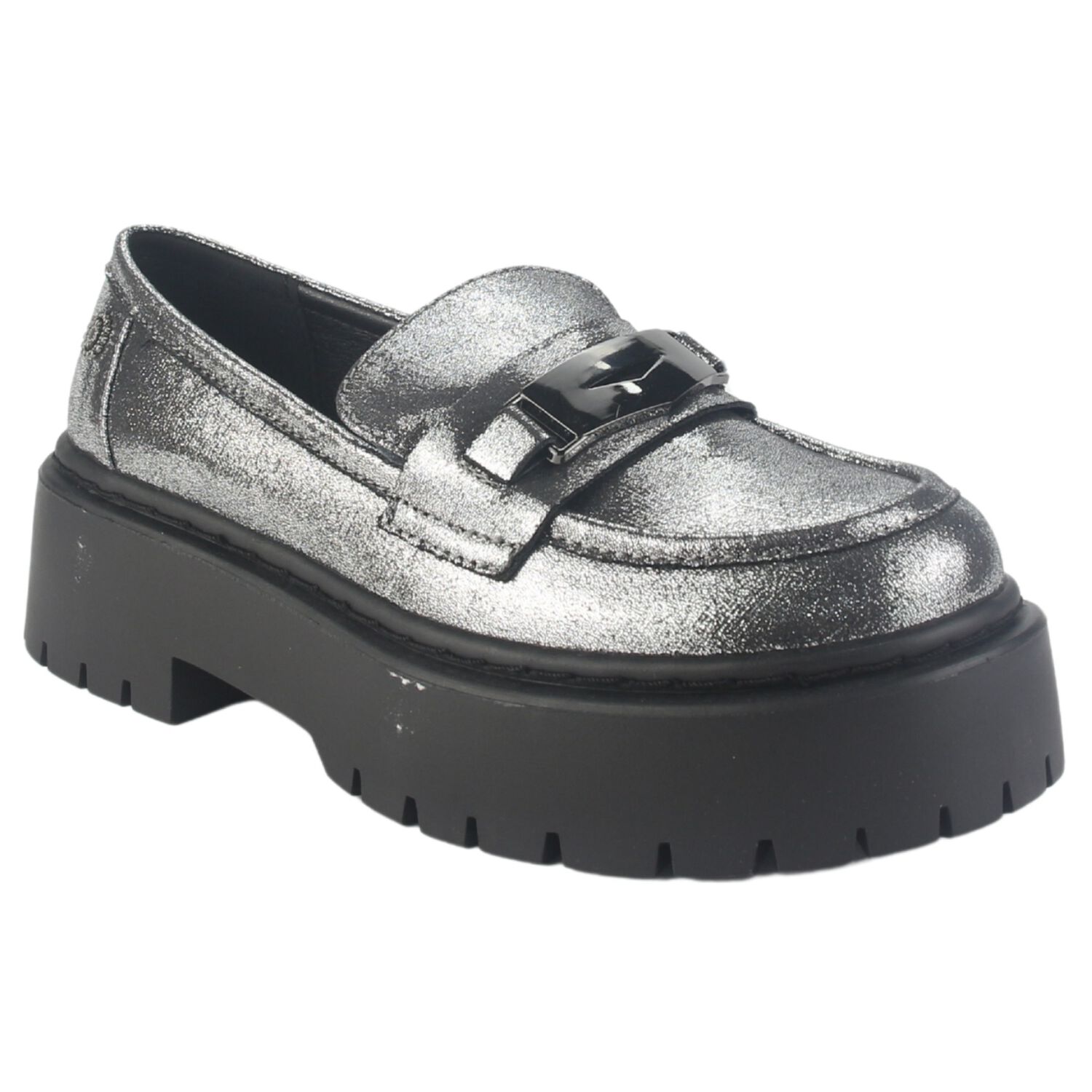 Mocasin Chalada Mujer Lewis-1 Plateado Casual image number 2.0