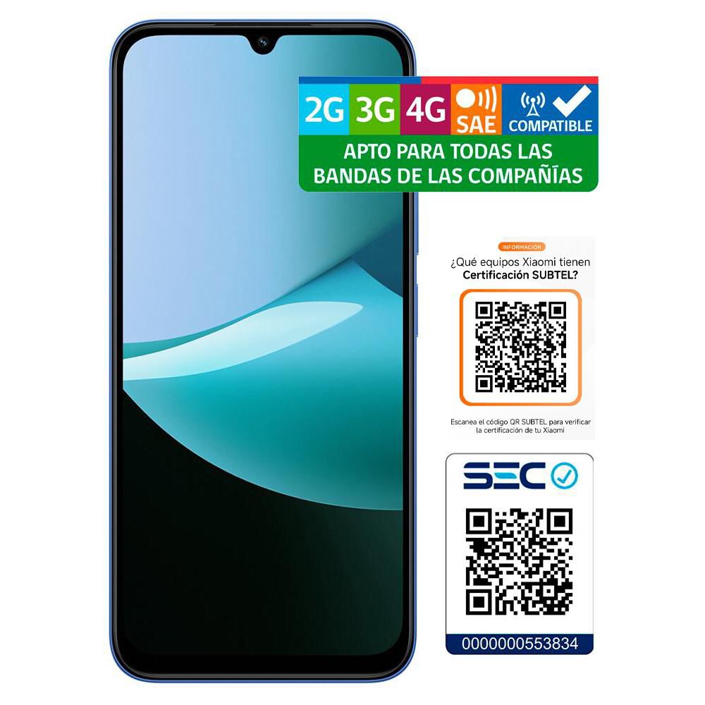 Smartphone Xiaomi Redmi 15C / 256 GB / Black / Liberado image number 12.0