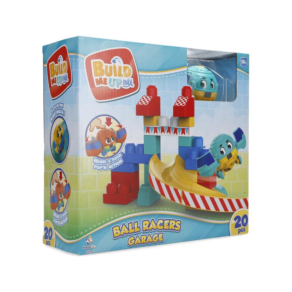 Bloques Armables Build Me Up Maxi Ball Racers Garage image number 0.0