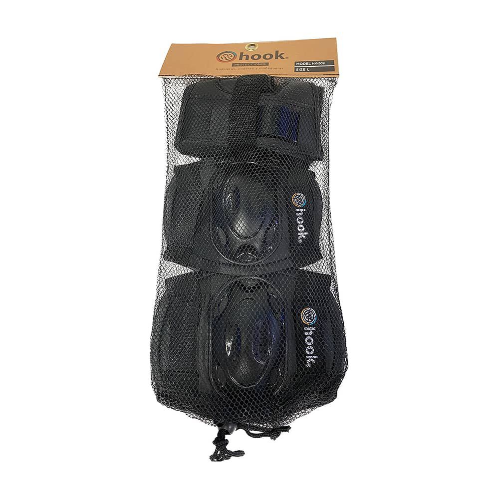 Set De Protecciones (rodilla-codo-mu&ntilde;eca) 309 Negra Talla M image number 2.0