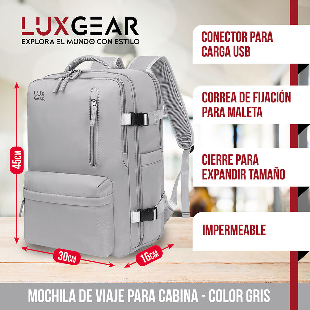 Mochila De Viaje Expansible Luxgear Nomadlifev2 Impermeable image number 1.0