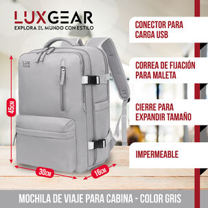 Mochila De Viaje Expansible Luxgear Nomadlifev2 Impermeable