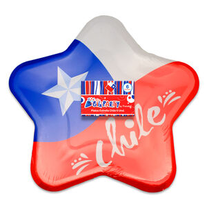 Plato Estrella Chile 6 Unidades Big Party